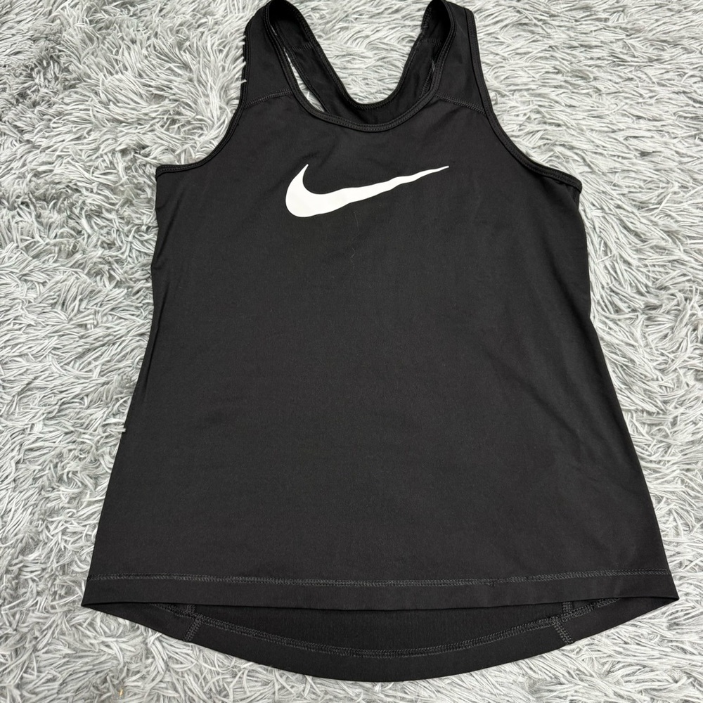 Nike Black Racerback Tank Top Size Large